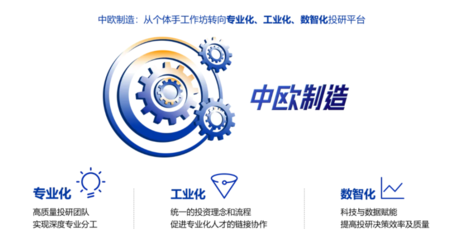 中歐基金 以工業化思維重構資管價值鏈，探索穩健投資新路徑